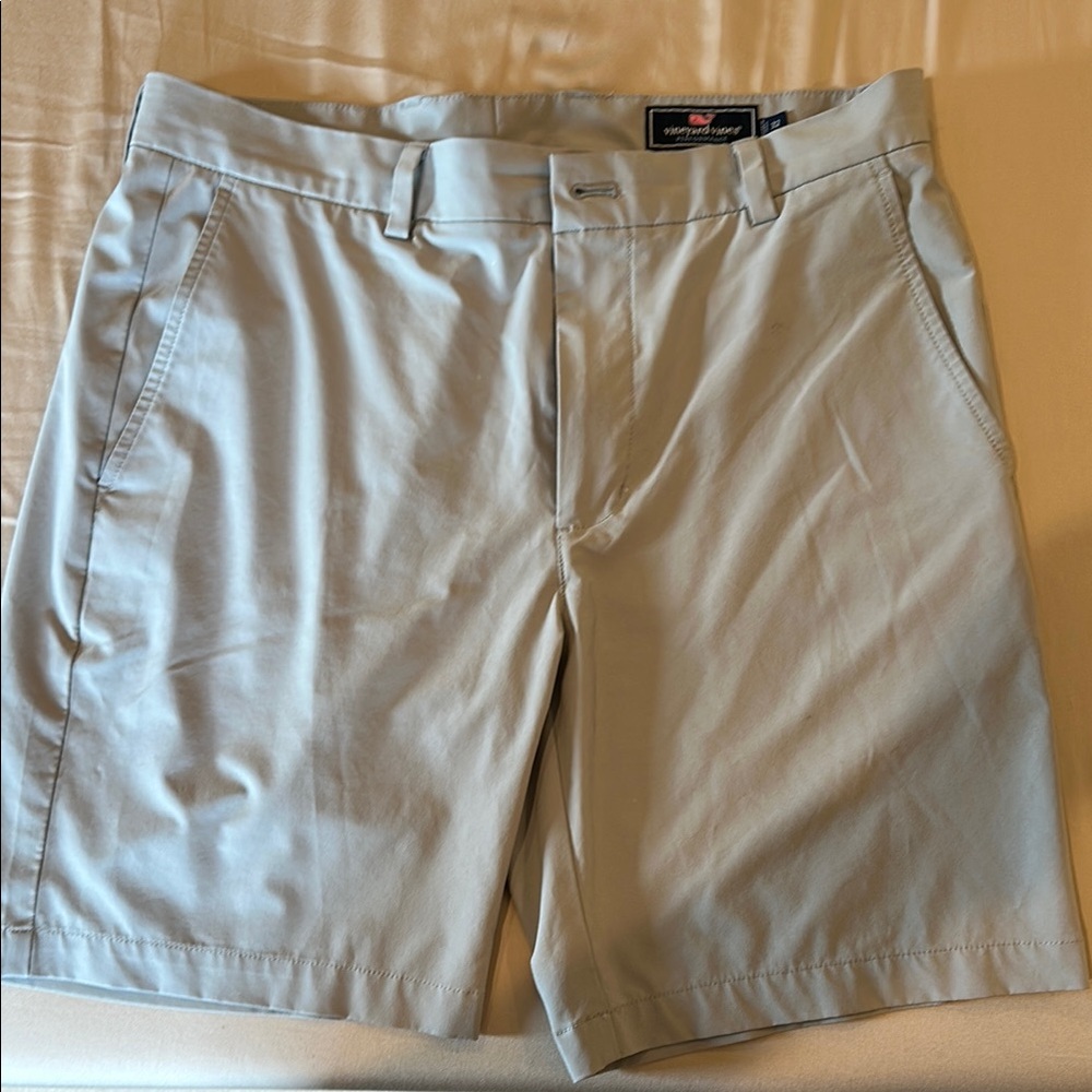 Vineyard Vines Gray Flat Front Shorts